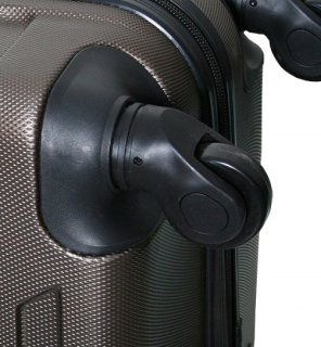 Малый пластиковый чемодан 36 л Vip Collection Costa Brava 20 Brown
