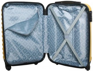 Малый пластиковый чемодан 36 л Vip Collection Costa Brava 20 Yellow