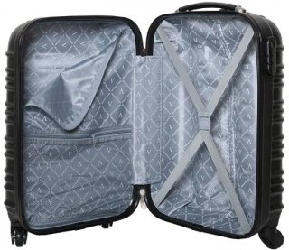 Малый пластиковый чемодан 36 л Vip Collection Nevada 20 Black