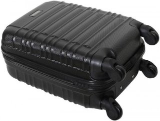 Малый пластиковый чемодан 36 л Vip Collection Nevada 20 Black