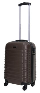 Малый пластиковый чемодан 36 л Vip Collection Nevada 20 Coffee