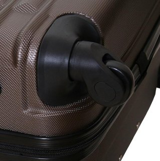 Малый пластиковый чемодан 36 л Vip Collection Nevada 20 Coffee