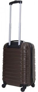 Малый пластиковый чемодан 36 л Vip Collection Nevada 20 Coffee