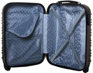 Малый пластиковый чемодан 36 л Vip Collection Nevada 20 Coffee
