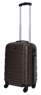 Малый пластиковый чемодан 36 л Vip Collection Nevada 20 Coffee