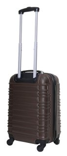 Малый пластиковый чемодан 36 л Vip Collection Nevada 20 Coffee