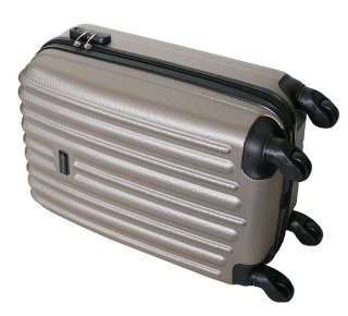 Малый пластиковый чемодан 36 л Vip Collection Nevada 20 Silver