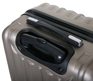 Малый пластиковый чемодан 36 л Vip Collection Nevada 20 Silver