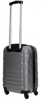 Малый пластиковый чемодан 36 л Vip Collection Nevada 20 Silver