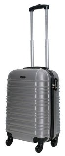 Малый пластиковый чемодан 36 л Vip Collection Nevada 20 Silver
