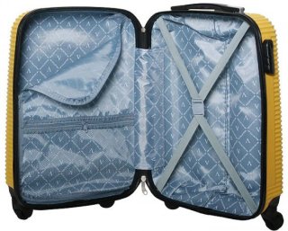Малый пластиковый чемодан 36 л Vip Collection Sierra Madre 20 Yellow