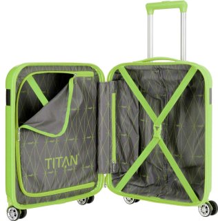 Малый пластиковый чемодан 37 л Titan Spotlight Flash Flashy Kiwi Малый пластиковый чемодан 37 л Titan Spotlight Flash Flashy Kiwi