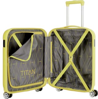 Малый пластиковый чемодан 37 л Titan Spotlight Flash Lemon Crush Малый пластиковый чемодан 37 л Titan Spotlight Flash Lemon Crush