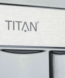 Малый пластиковый чемодан 37 л Titan Spotlight Flash, синий