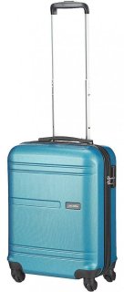 Малый пластиковый чемодан 38 л Travelite YAMBA Petrol