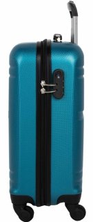 Малый пластиковый чемодан 38 л Travelite YAMBA Petrol