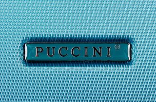 Малый пластиковый чемодан 4-х колесных 33.5 л PUCCINI, бырюзовый