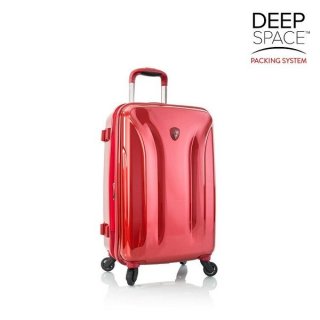 Малый поликарбонатный чемодан 34 л на 4-х колесах Heys Astra Deep Space, бургунди