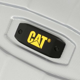 Мала ударостійка валіза 36 л CAT TANK срібляста