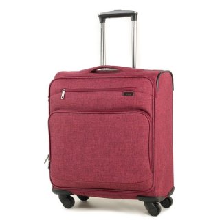 Малый текстильный чемодан 4-х колесный 45 л Rock Madison (S) Burgundy