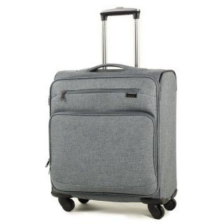 Малый текстильный чемодан 4-х колесный 45 л Rock Madison (S) Grey