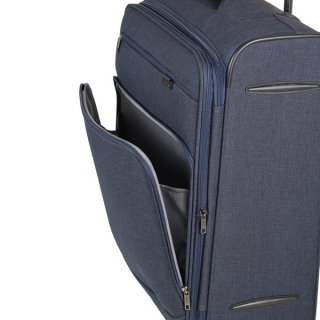Малый текстильный чемодан 4-х колесный 45 л Rock Madison (S) Navy