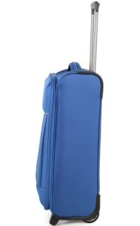 Малый текстильный чемодан на 2-х колесах 34/41 л Rock Vapour-Lite II (S) Blue
