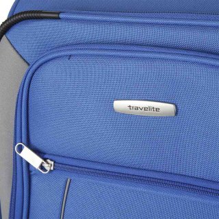 Малый тканевый чемодан 34 л Travelite Portofino, синий