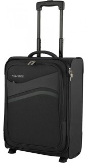 Малый тканевый чемодан 40 л Travelite Wave, черный