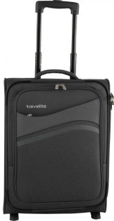 Малый тканевый чемодан 40 л Travelite Wave, черный