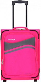 Малый тканевый чемодан 40 л Travelite Wave, розовый