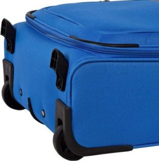 Малый тканевый чемодан 40 л Travelite Wave, синий