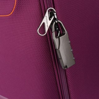 March Tourer 34,5 л валіза з поліестеру на 4-х колесах фіолетова