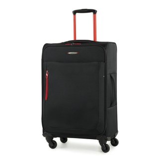 Members Hi-Lite (M) Black 49 л чемодан из полиэстера на 4 колесах черный