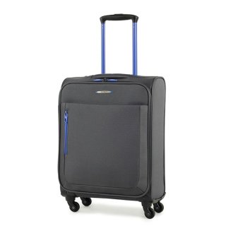 Members Hi-Lite (S) Grey 30 л чемодан из полиэстера на 4 колесах серый