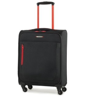 Members Hi-Lite (S/M/L) Black комплект валіз з поліестеру на 4 колесах чорний