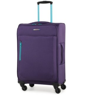 Members Hi-Lite (S/M/L) Purple комплект чемоданов из полиэстера на 4 колесах фиолетовый