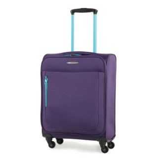 Members Hi-Lite (S) Purple 30 л чемодан из полиэстера на 4 колесах фиолетовый