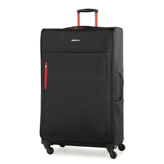 Members Hi-Lite (XL) Black 120 л валіза з поліестеру на 4 колесах чорна
