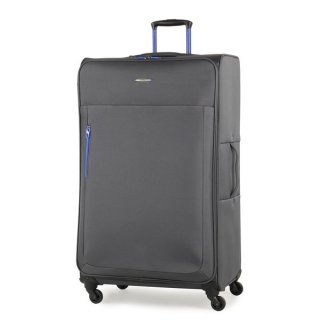 Members Hi-Lite (XL) Grey 120 л чемодан из полиэстера на 4 колесах серый