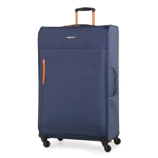 Members Hi-Lite (XL) Navy 120 л чемодан из полиэстера на 4 колесах синий