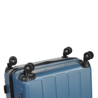 Members NEXA (L) Ocean Blue 96 л чемодан из пластика на 4 колесах голубой