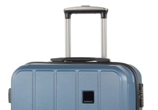 Members NEXA (S) Ocean Blue 34 л чемодан из пластика на 4 колесах голубой
