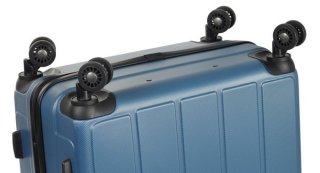 Members NEXA (S) Ocean Blue 34 л чемодан из пластика на 4 колесах голубой
