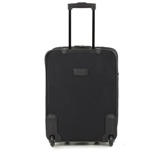 Members Spark Cabin (S) Black 30 л чемодан из полиэстера на 2 колесах черный