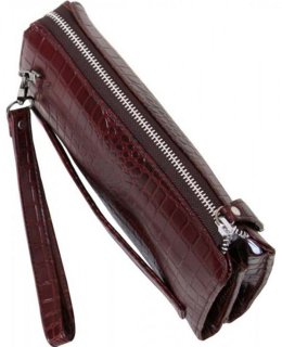 Чоловіча шкіряна борсетка Vip Collection 410 Brown croco