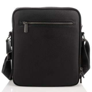 Чоловіча сумка через плече Royal Bag із натуральної шкіри Чорна