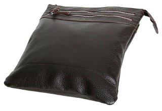 Мужская сумка-папка кожаная Vip Collection 296-F коричневая
