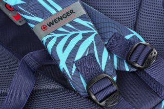 Чоловічий рюкзак Wenger Upload на 28 л з відділенням під ноутбук до 16 д Синій