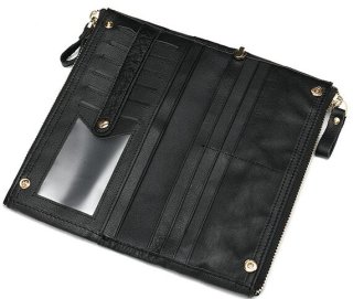 Чоловічий клатч із натуральної шкіри Tiding Bag Чорний